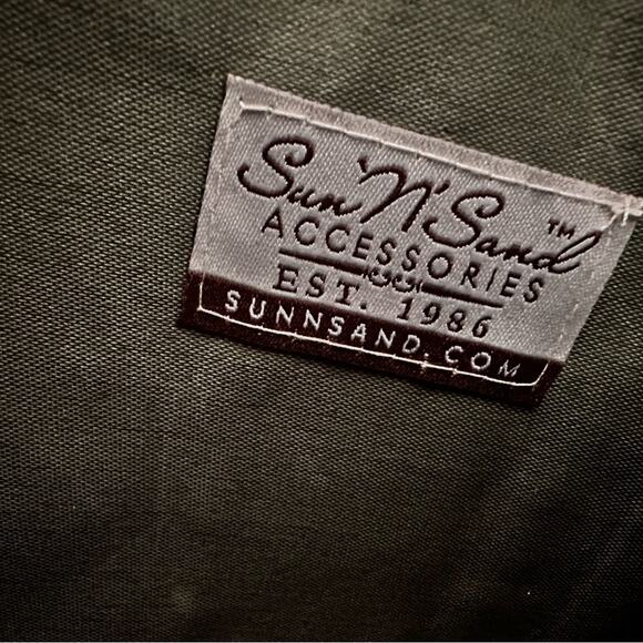 Sun n sand green purse clutch beach poolside vacation - Picture 6 of 8